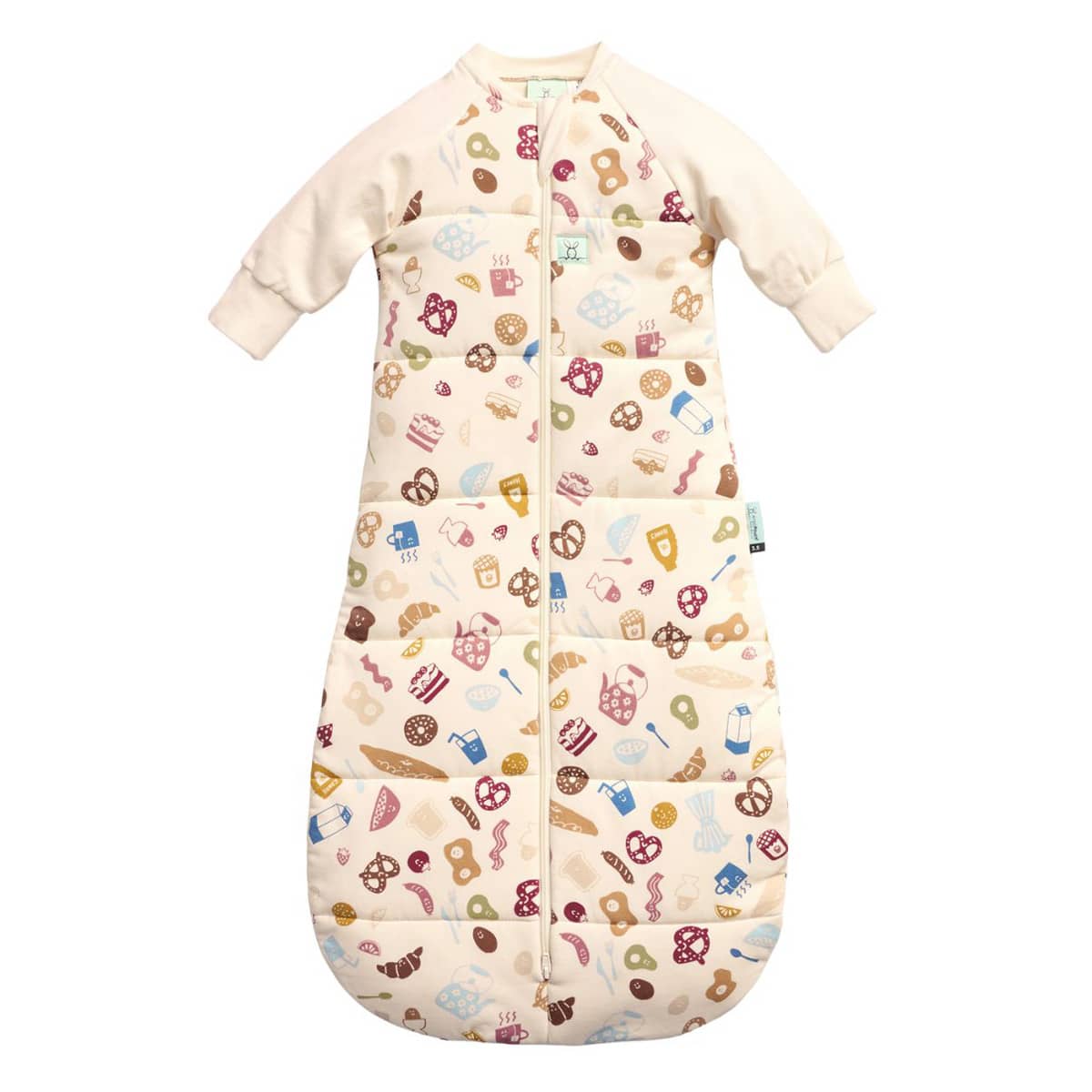ergoPouch Sleeping Bag 3.5 TOG with Sleeves - Bon Appetit - 8 to 24 Months