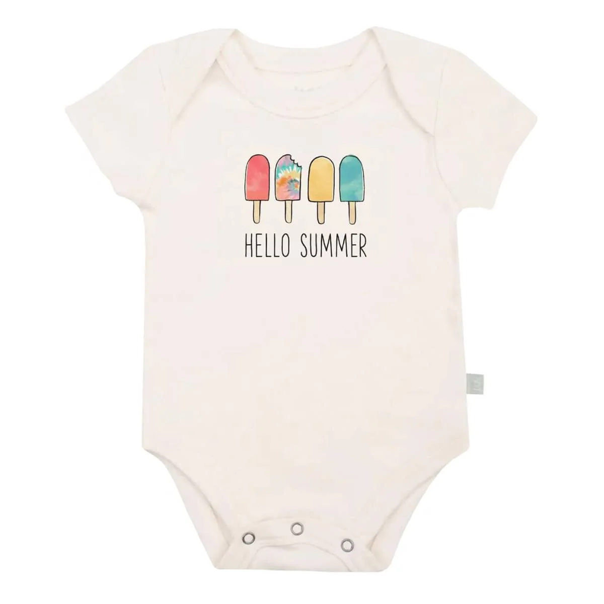 Finn and Emma Organic Short Sleeve Bodysuit - Hello Summer