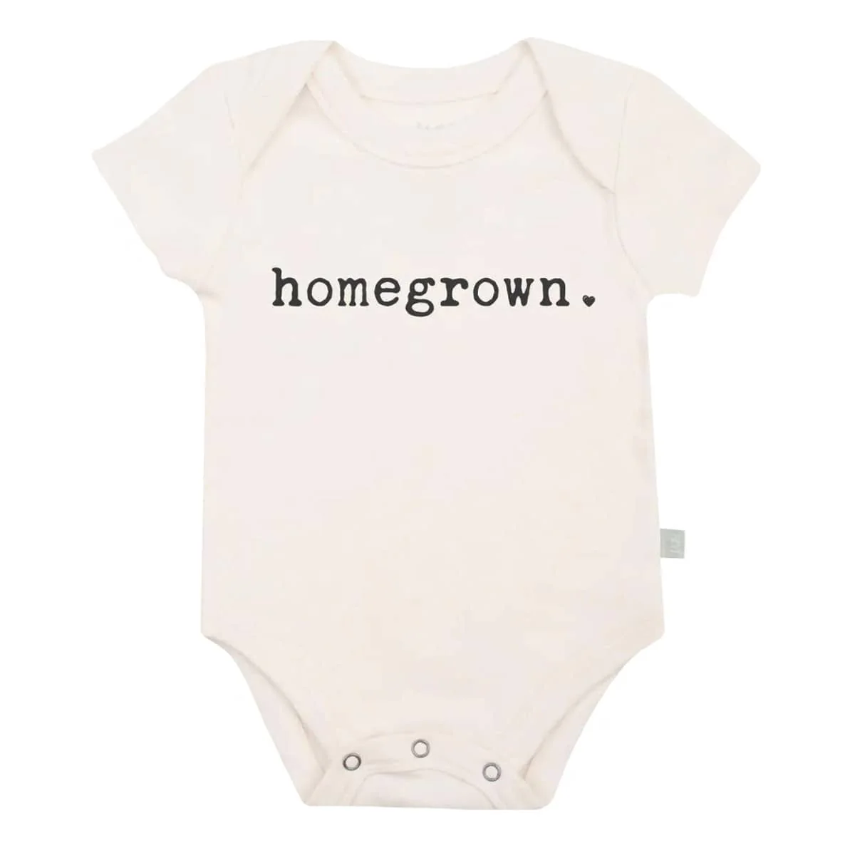 Finn and Emma Organic Short Sleeve Bodysuit - Homegrown