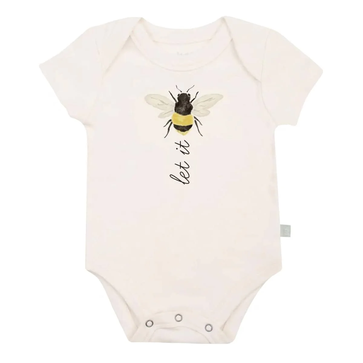 Finn and Emma Organic Short Sleeve Bodysuit - Let it Bee