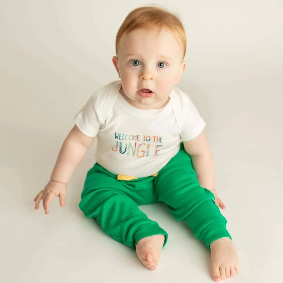 Finn and Emma Organic Short Sleeve Bodysuit - Welcome to the Jungle - Image 3