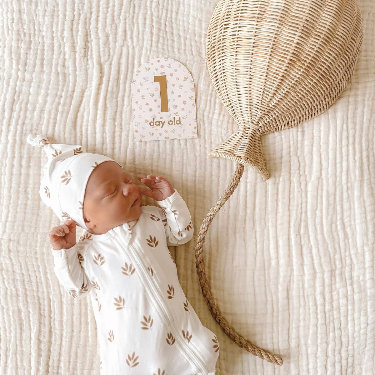 Fox & Fallow Baby Milestone Cards - Broderie - Image 5