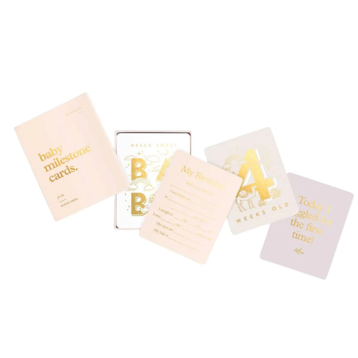 Fox & Fallow Baby Milestone Cards - Cream - Image 11