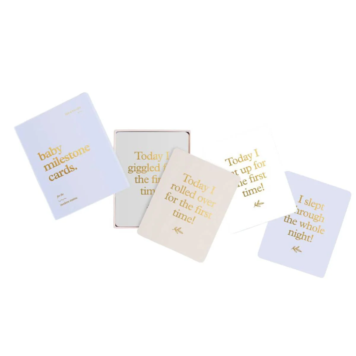 Fox & Fallow Baby Milestone Cards - Powder Blue - Image 10