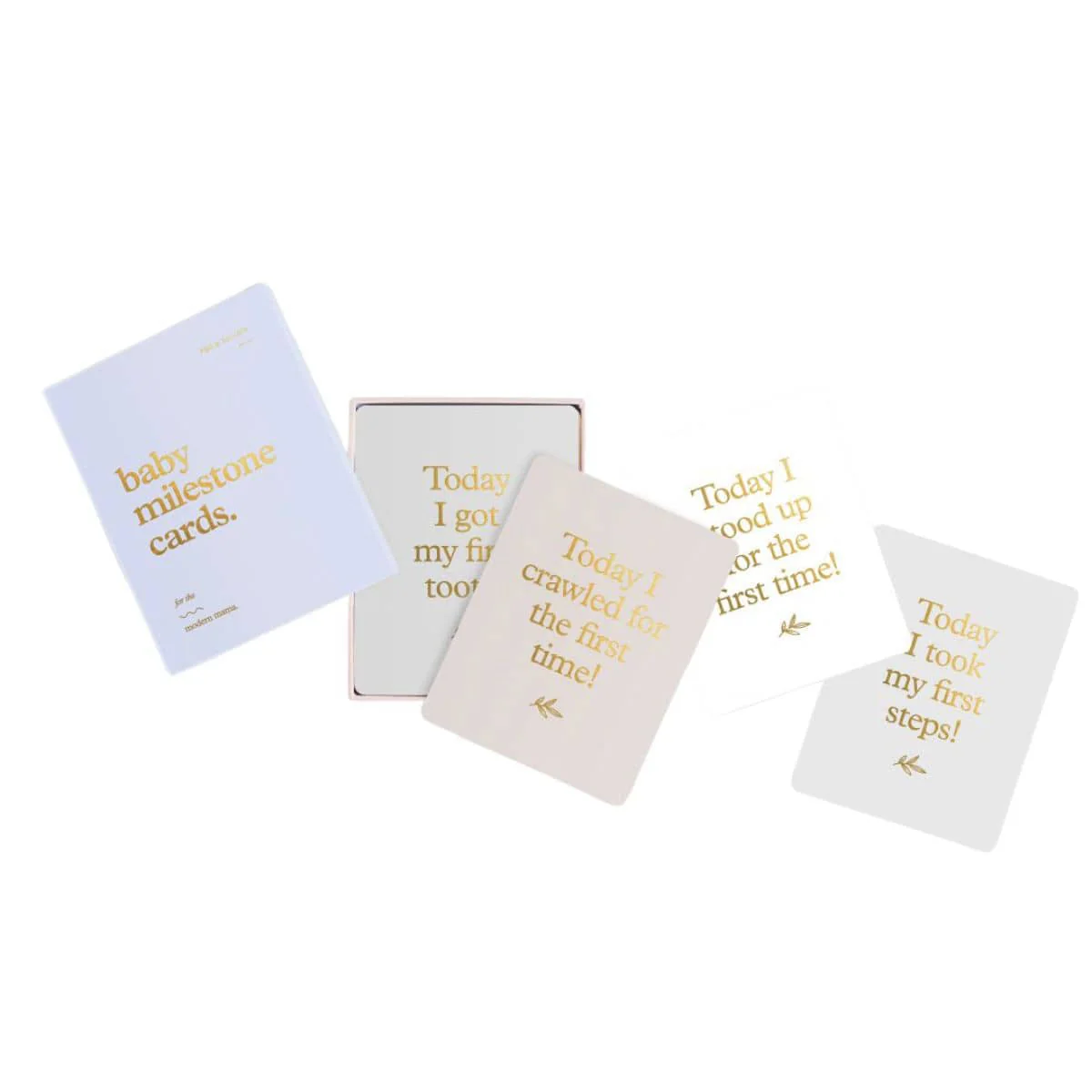 Fox & Fallow Baby Milestone Cards - Powder Blue - Image 11