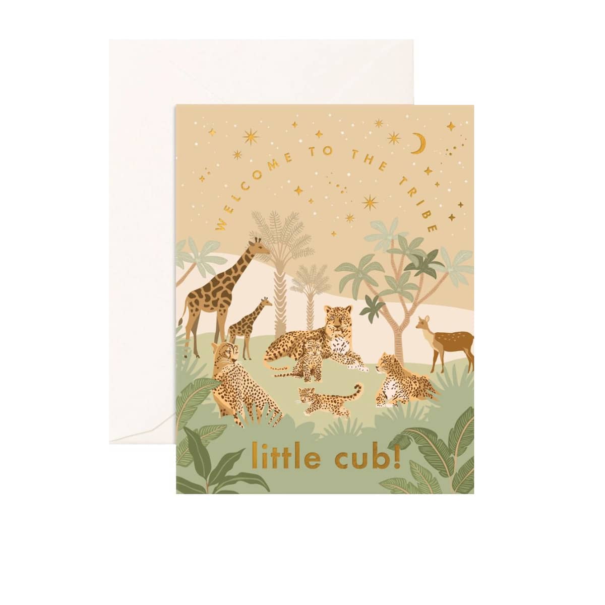 Fox & Fallow Greeting Card - Welcome Little Cub