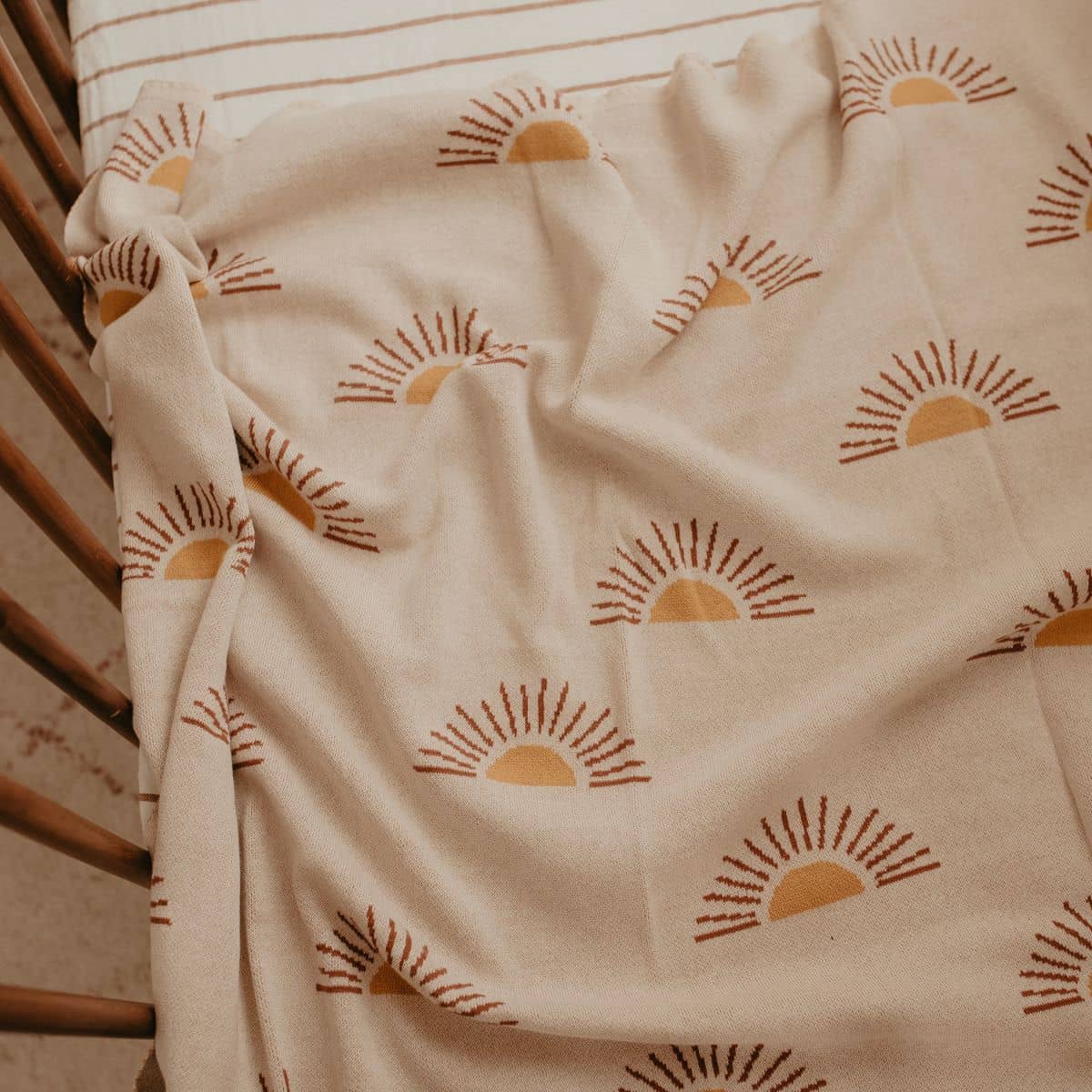 Fox & Fallow Knit Baby Blanket - Suns Cream - Image 3