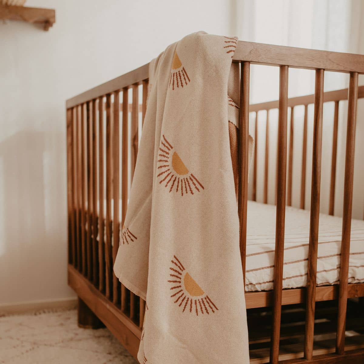 Fox & Fallow Knit Baby Blanket - Suns Cream - Image 8