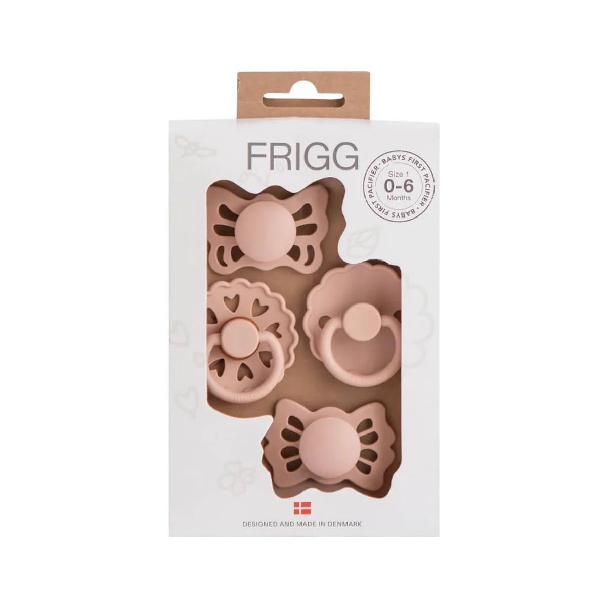 Frigg Baby's First Pacifier Four Pack - Silicone/Latex | 0-6 Months - Image 11