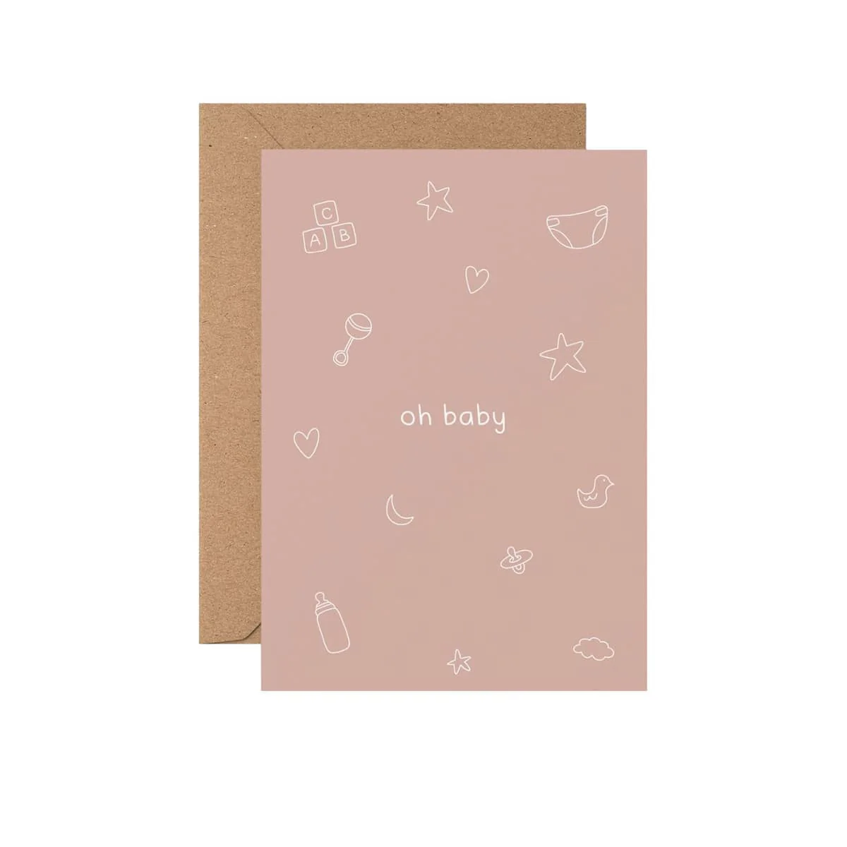 From Rosalie - Greeting Card - Oh Baby