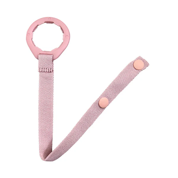 Gigi One Handed Baby Bib + Accessory Tether - Blush - Image 8