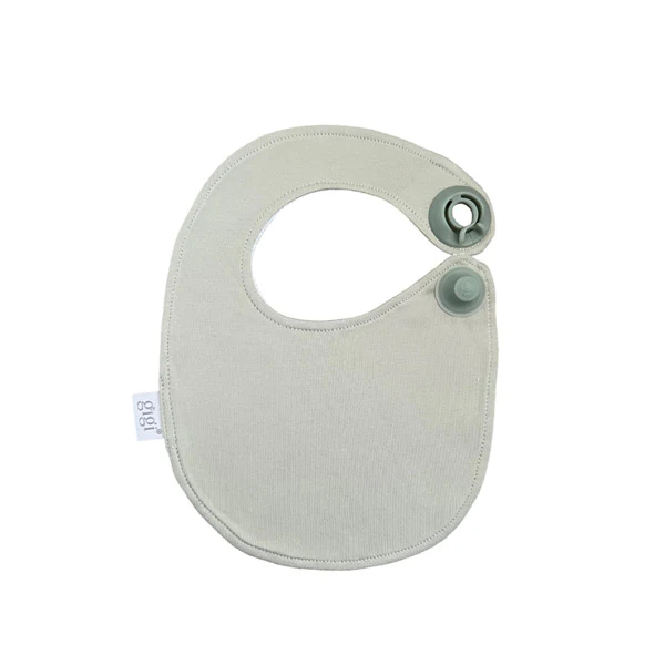 Gigi One Handed Baby Bib + Accessory Tether - Sage - Image 3