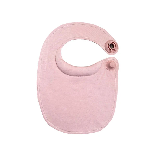 Gigi One Handed Teething Bib + Accessory Tether - Blush - Image 3