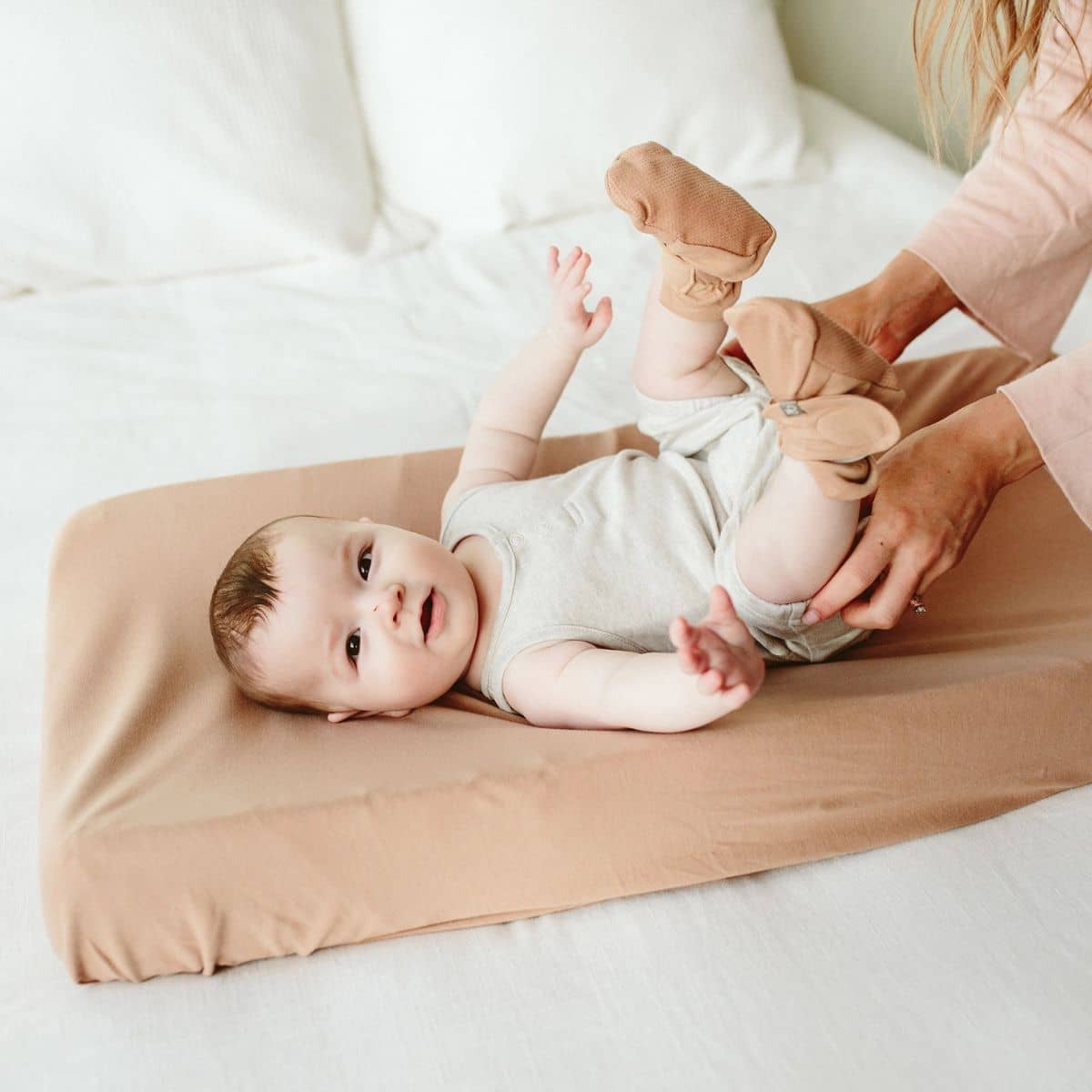 Goumi Stay On Baby Boots - Sandstone - Image 4