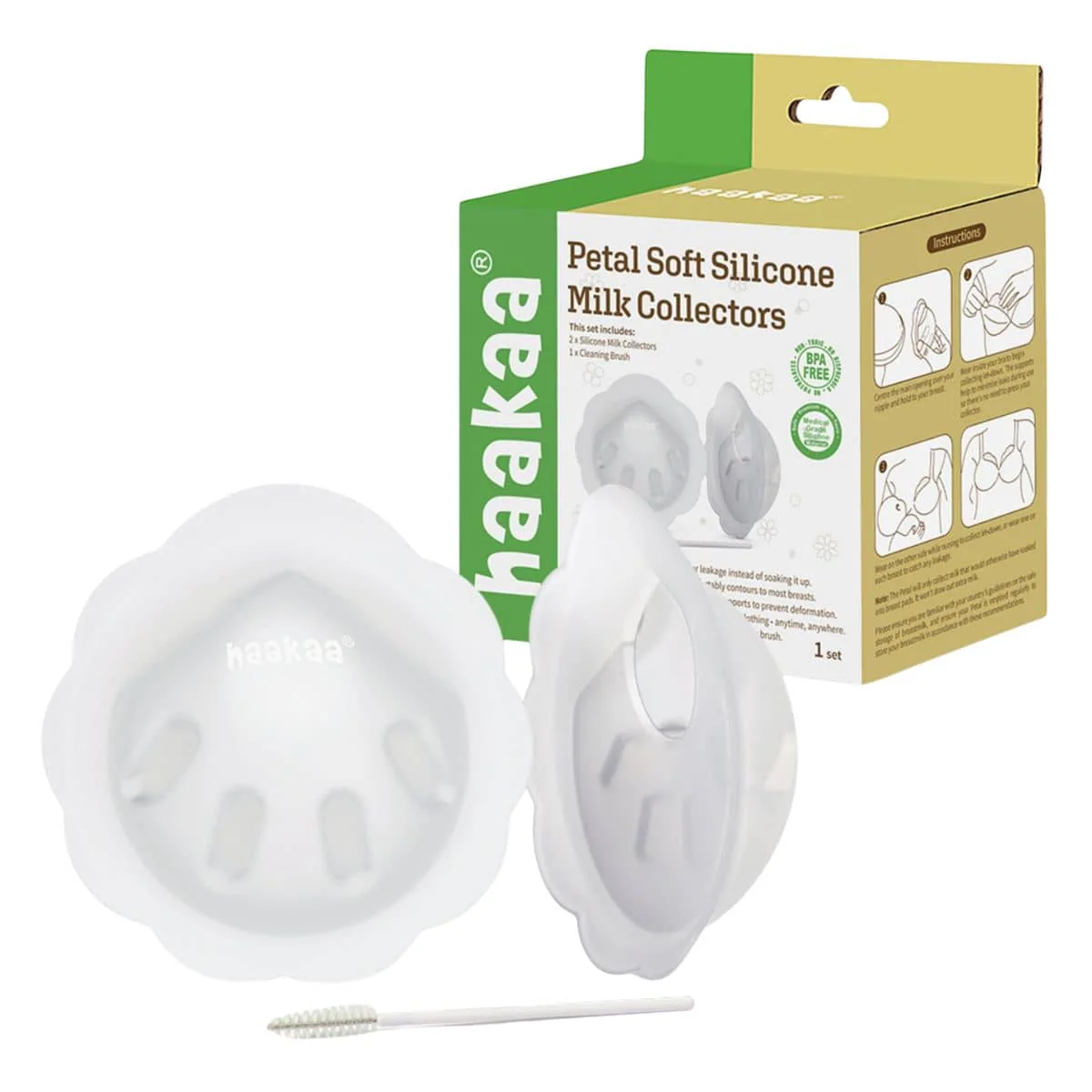 Haakaa Petal Soft Silicone Milk Collector - Image 5