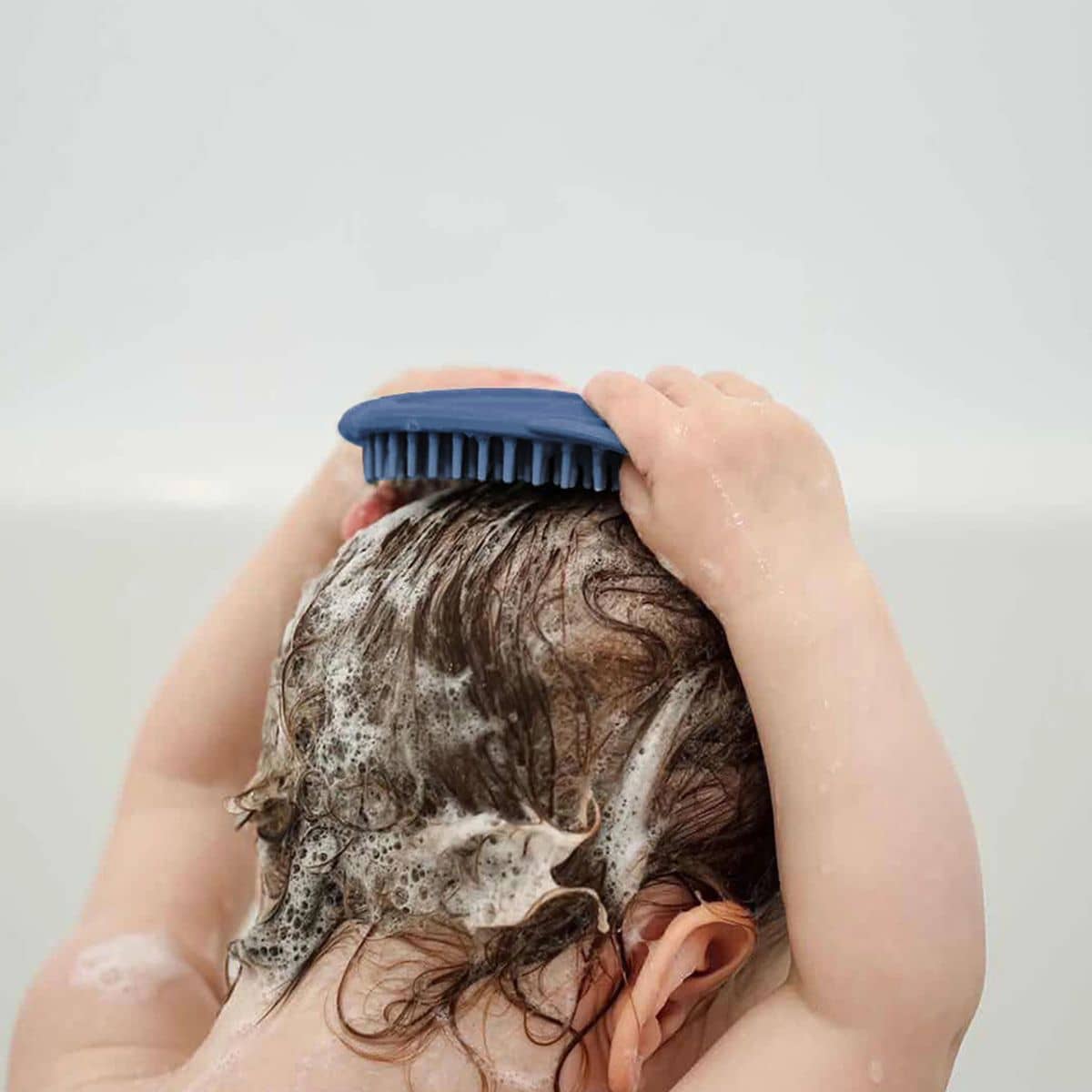 Haakaa Rainbow Silicone Shampoo Brush - Image 4