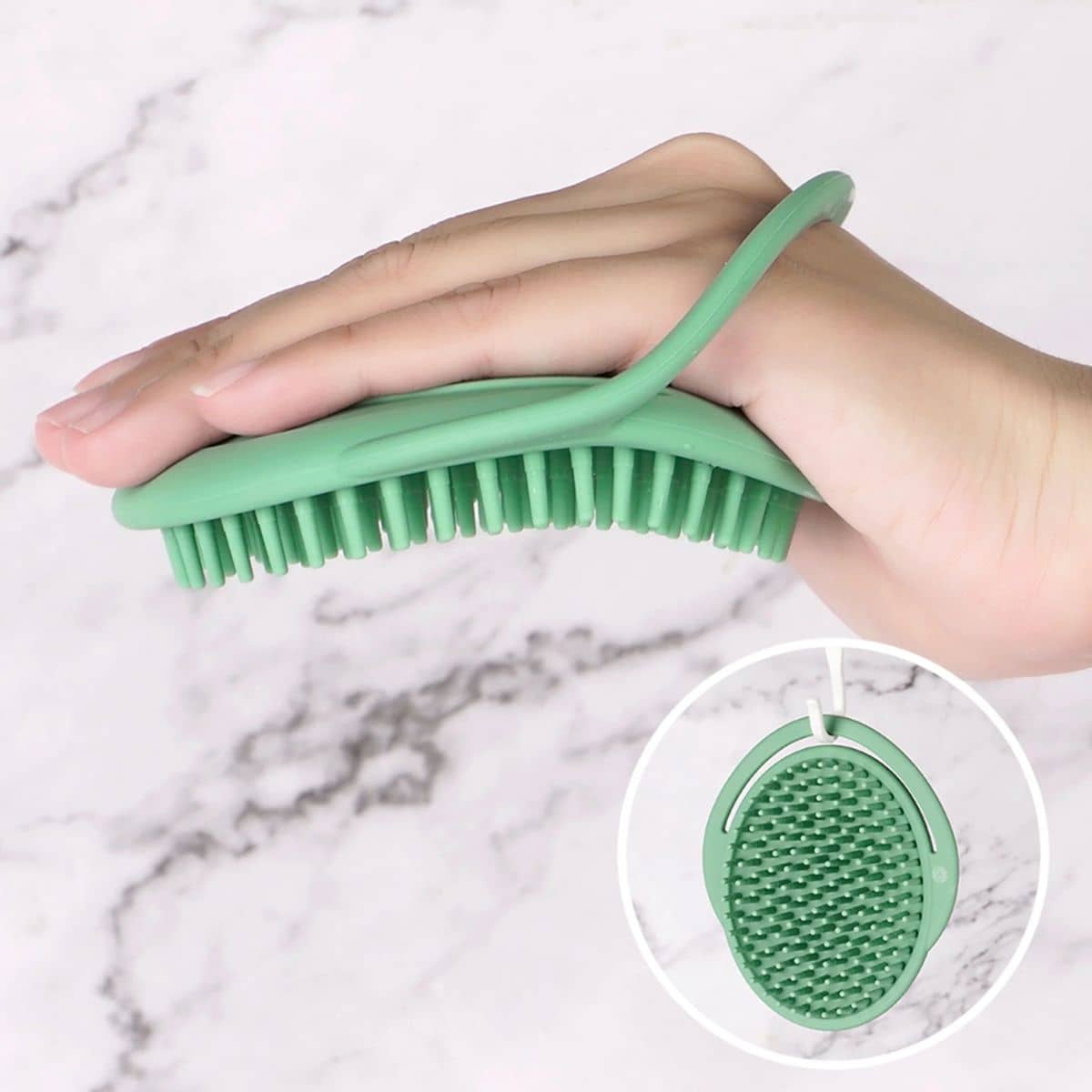 Haakaa Rainbow Silicone Shampoo Brush - Image 8