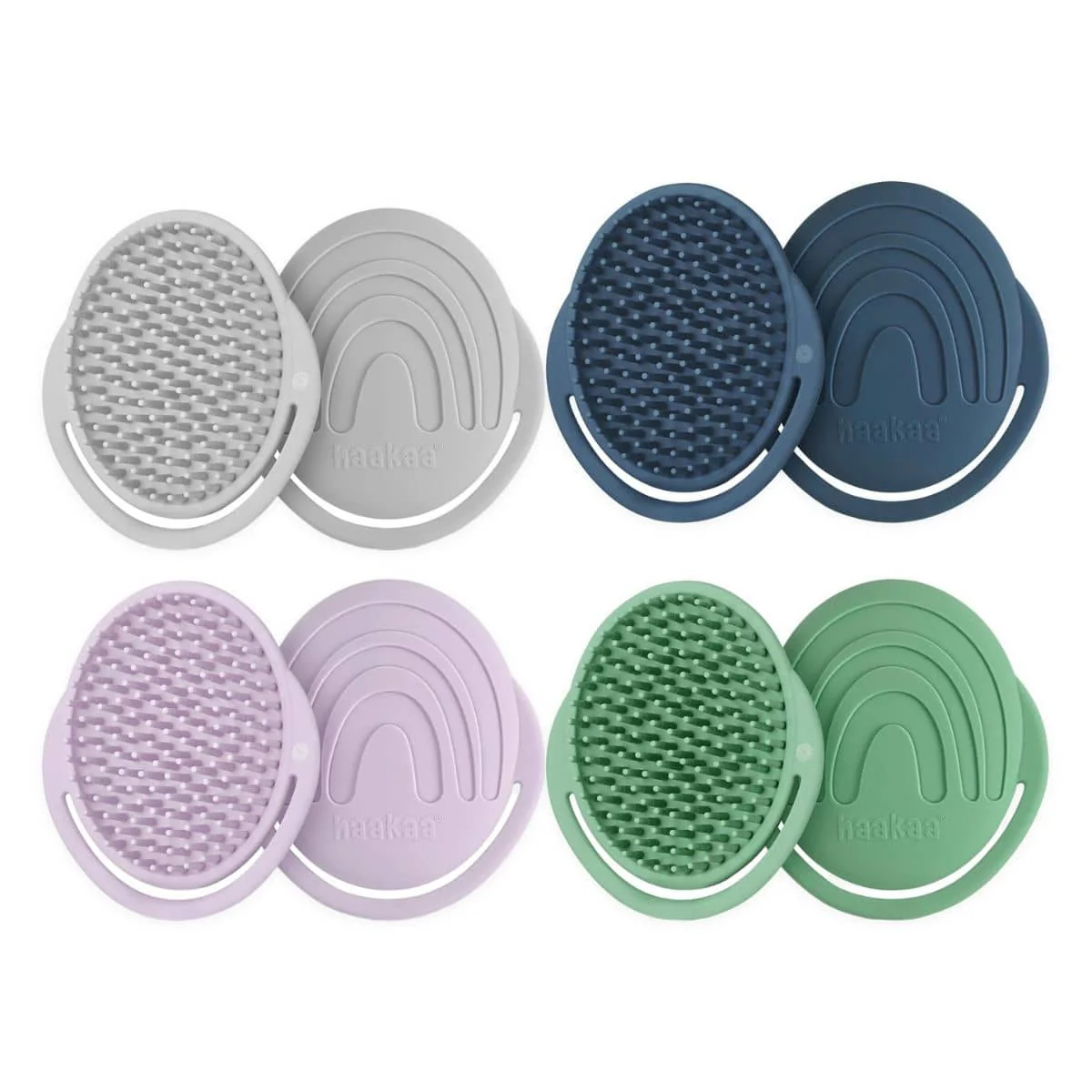 Haakaa Rainbow Silicone Shampoo Brush - Image 9
