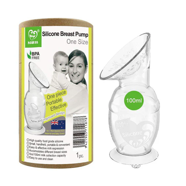 Haakaa Silicone Breast Pump with Suction Base - Image 3