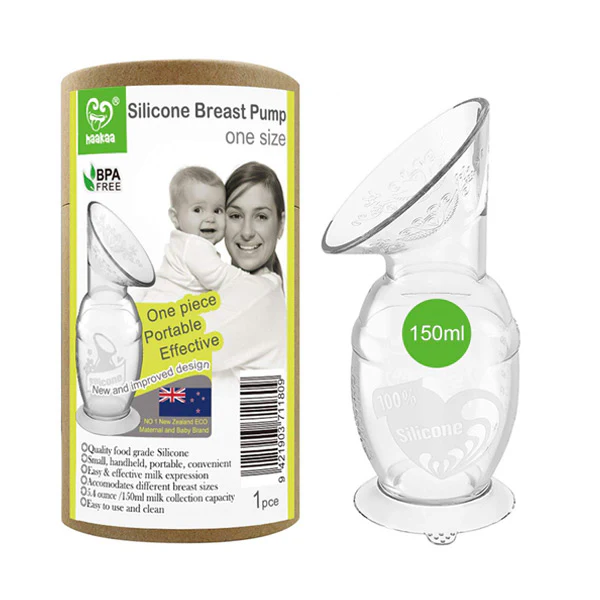 Haakaa Silicone Breast Pump with Suction Base - Image 4