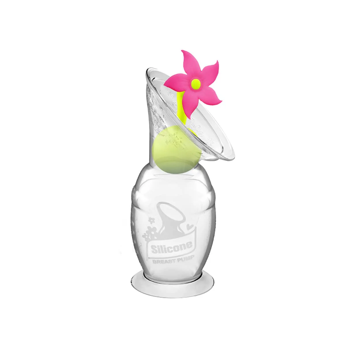 Haakaa Silicone Breast Pump with Suction Base and Flower Stopper - Image 8