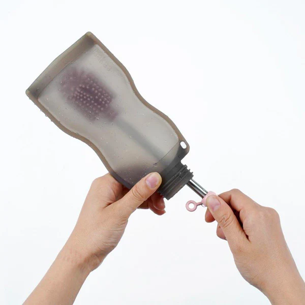 Haakaa Silicone Double-Ended Bottle Brush - Image 3