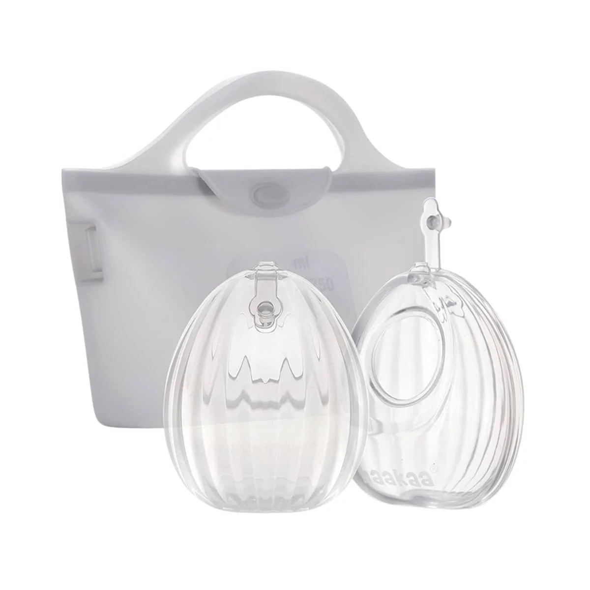 Haakaa Silicone Shell Wearable Pumps with Steriliser Bag