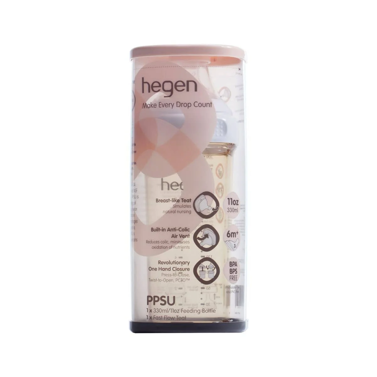 Hegen PCTO Feeding Bottle PPSU - 1 x 330ml - Image 3
