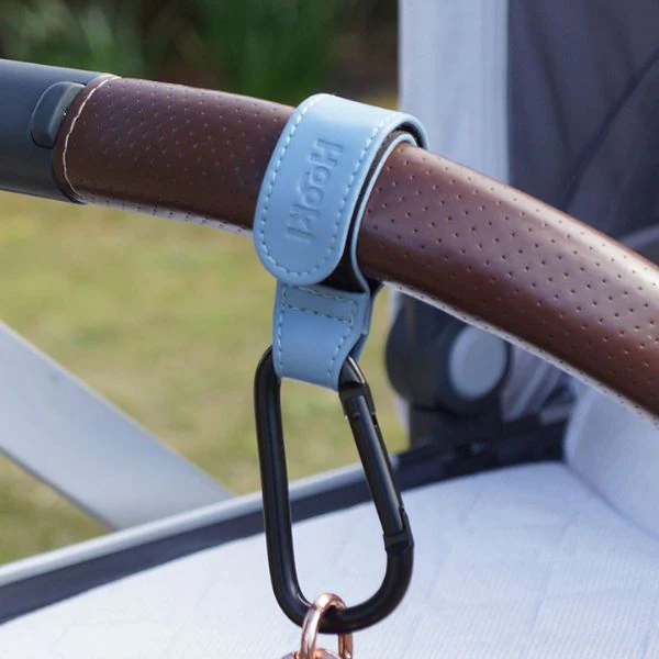 Hooki Duo Pram Hook Clip Set - Cornflower Blue - Image 2