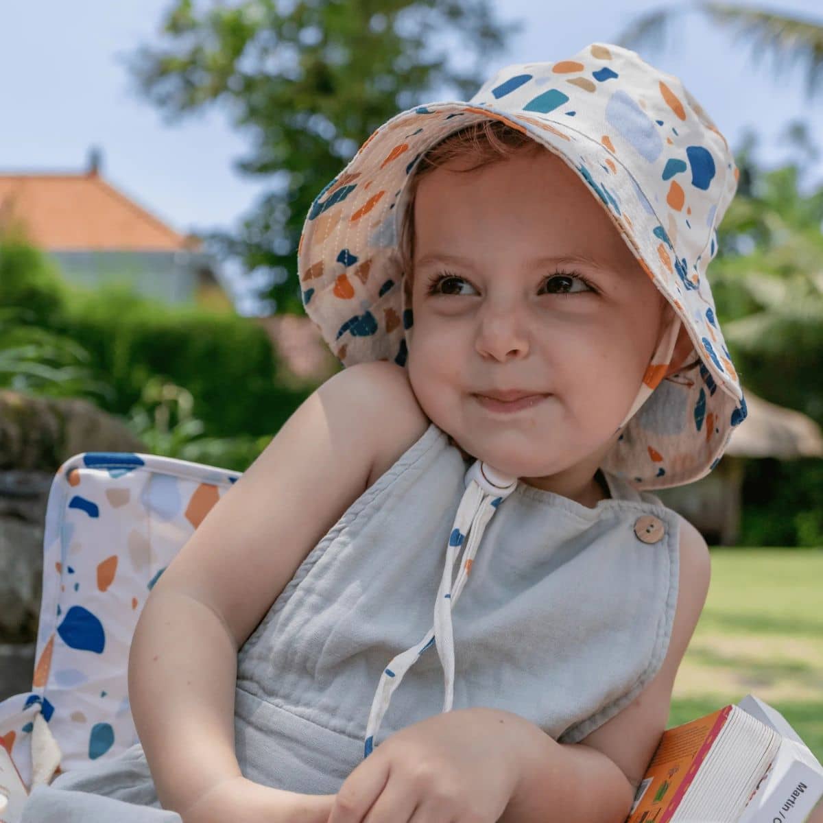 Izimini Baby Cotton Hat - Charlie - Image 3
