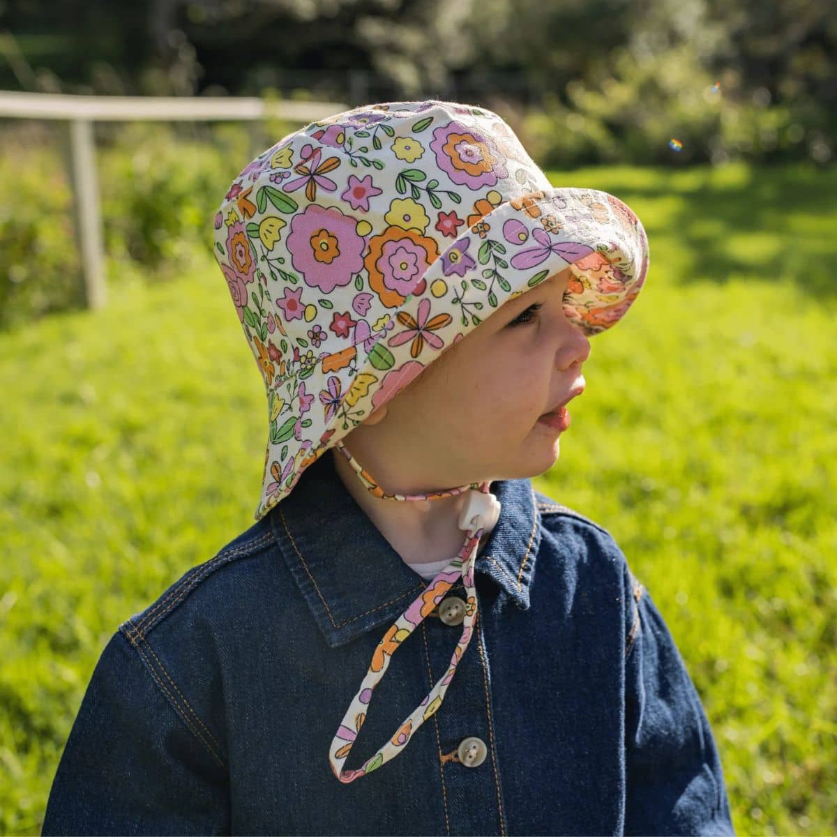 Izimini Baby Cotton Hat - Paloma - Image 3