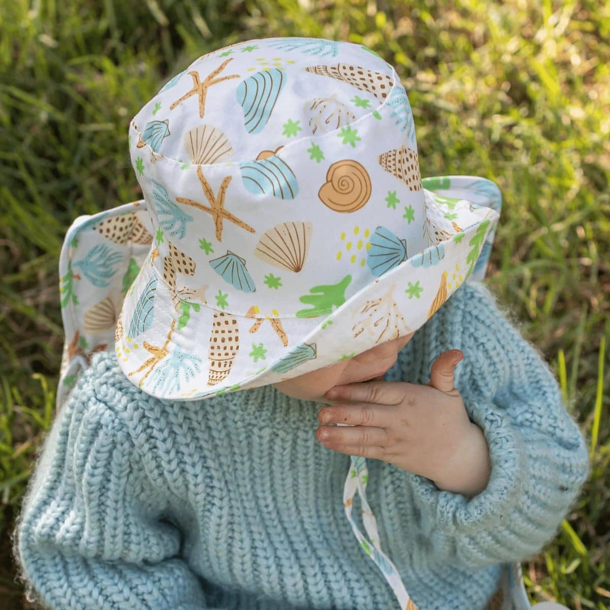Izimini Baby Cotton Hat - Sailor - Image 2