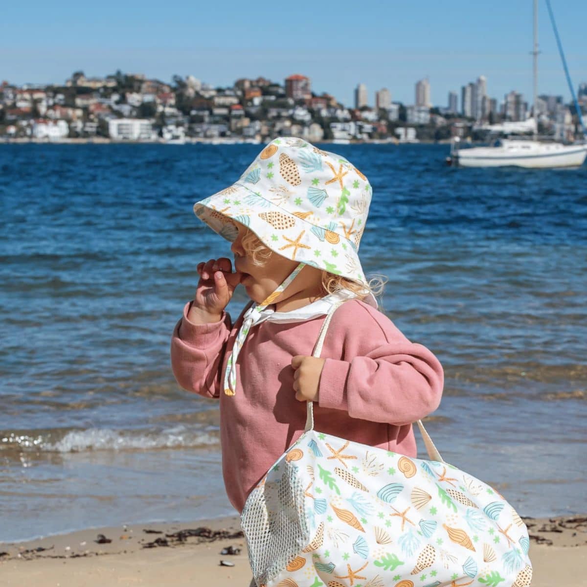 Izimini Baby Cotton Hat - Sailor - Image 3