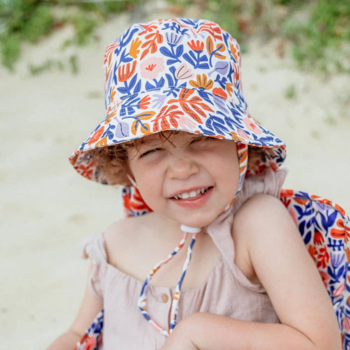 Izimini Baby Cotton Hat - Willow - Image 2