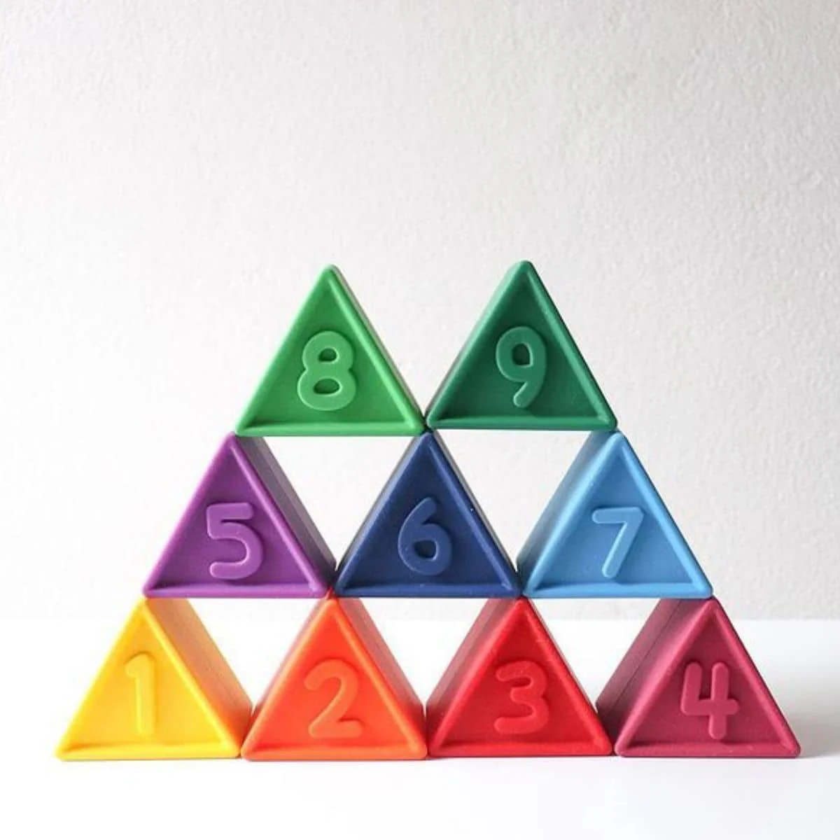 Jellystone Designs Triblox Silicone Blocks - Rainbow Bright - Image 7
