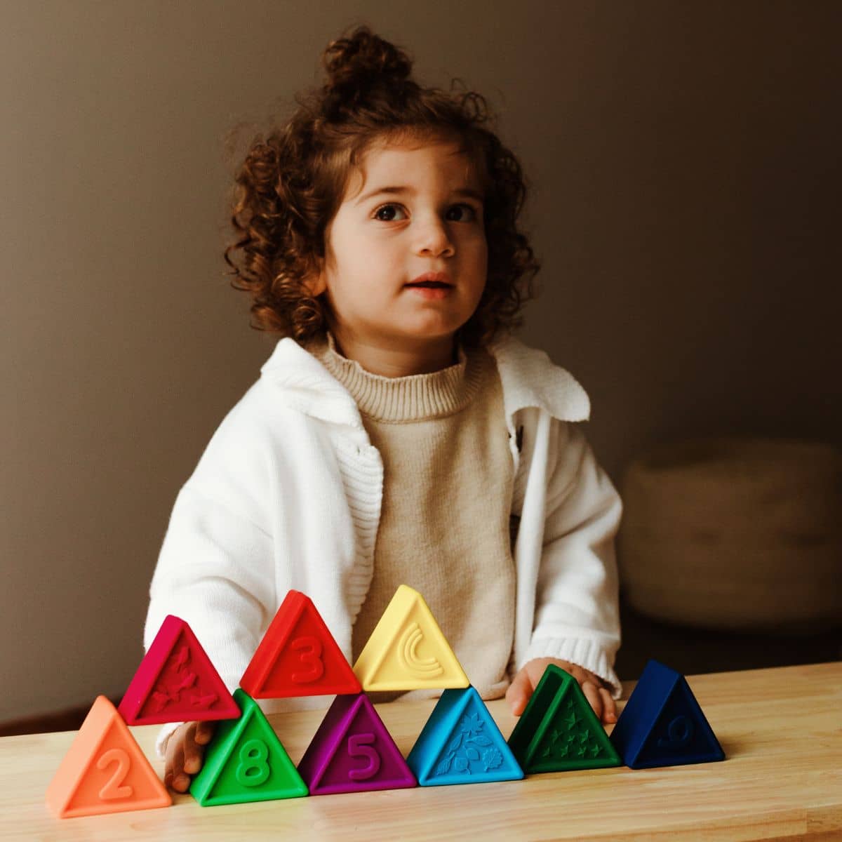 Jellystone Designs Triblox Silicone Blocks - Rainbow Bright - Image 8
