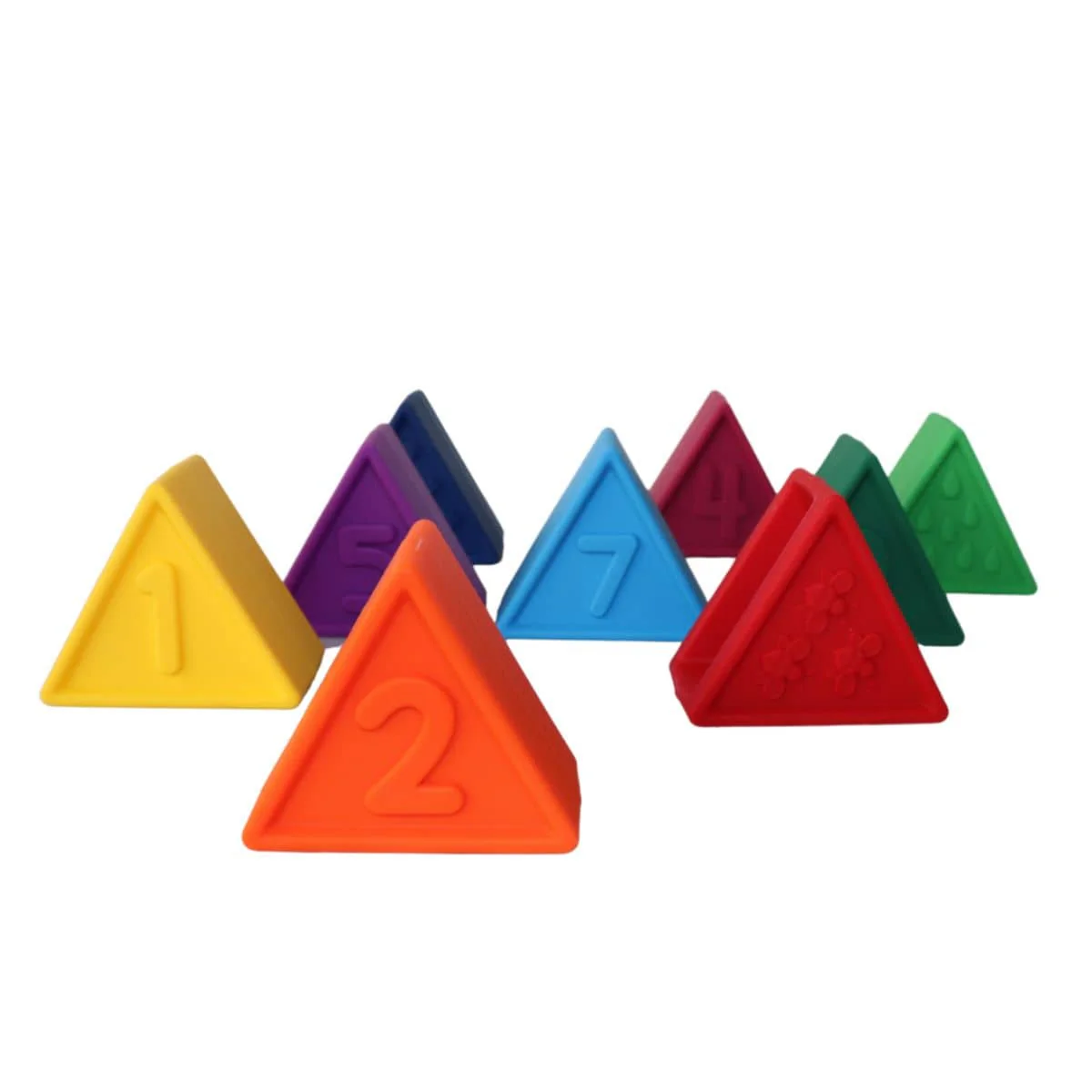 Jellystone Designs Triblox Silicone Blocks - Rainbow Bright - Image 9