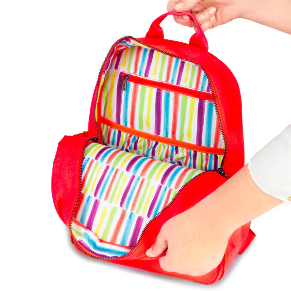 Ju-Ju-Be Midi Backpack - Neon Coral - Image 3