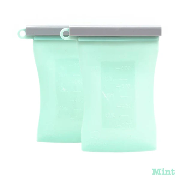 Junobie Reusable Silicone Breastmilk Storage Bags - 2pk - Image 9
