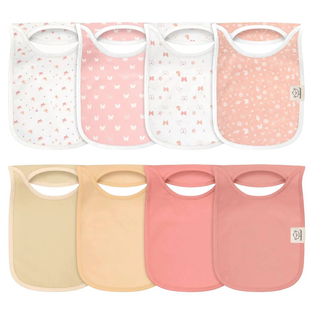 KeaBabies Hallo Drool Baby Bibs Set - Butterflies