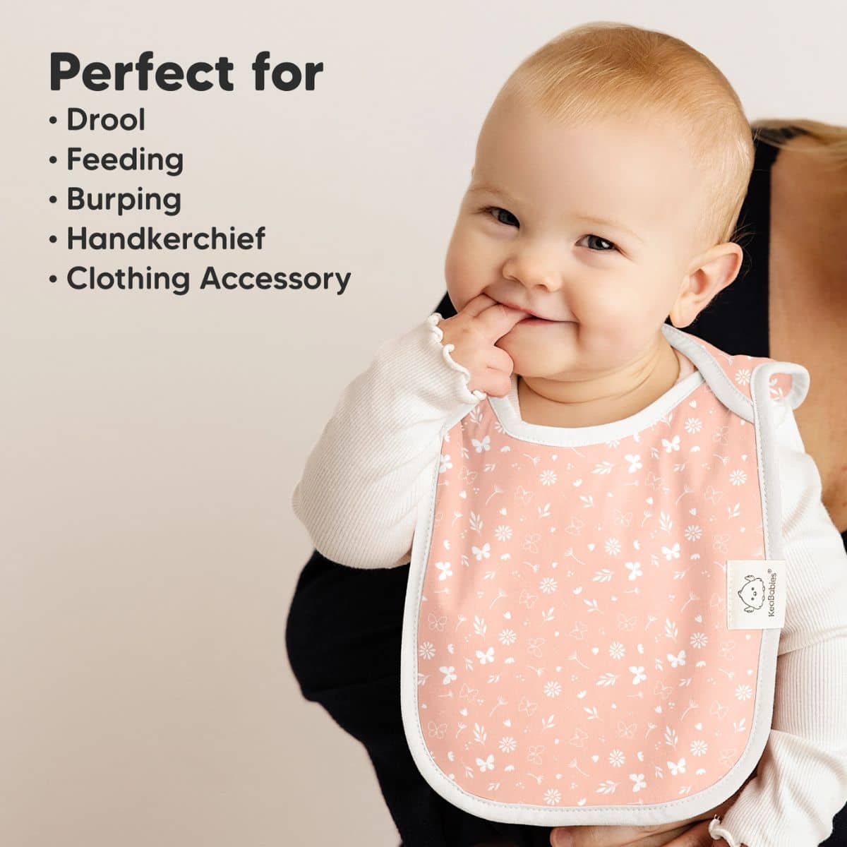 KeaBabies Hallo Drool Baby Bibs Set - Butterflies - Image 6