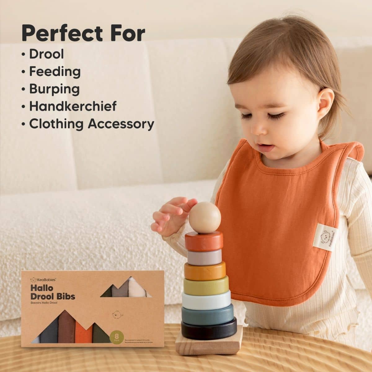 KeaBabies Hallo Drool Baby Bibs Set - Pets & Paws - Image 6