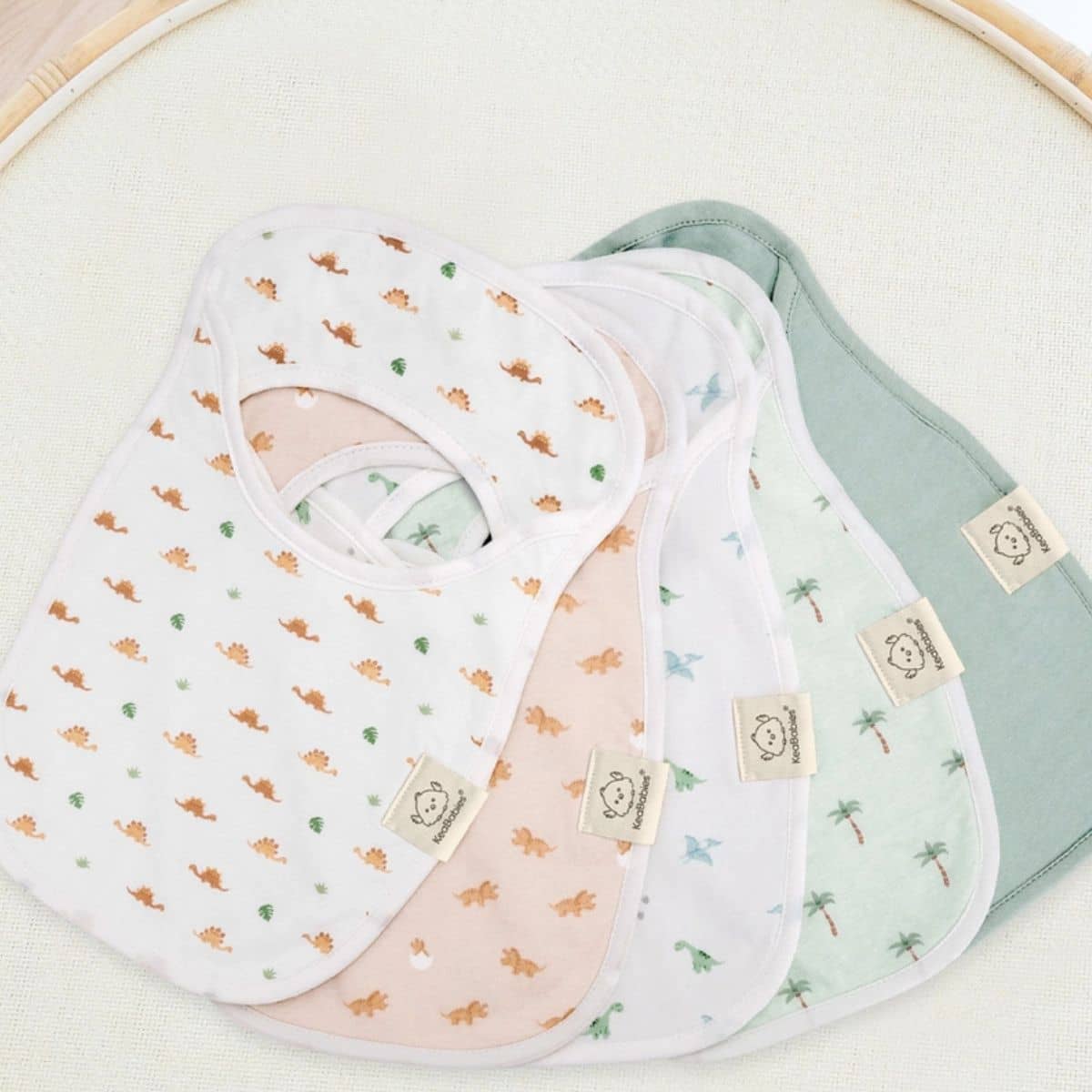 KeaBabies Hallo Drool Baby Bibs Set - Roarsome - Image 7
