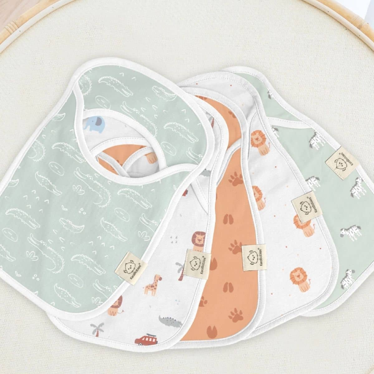 KeaBabies Hallo Drool Baby Bibs Set - Wilderness - Image 7