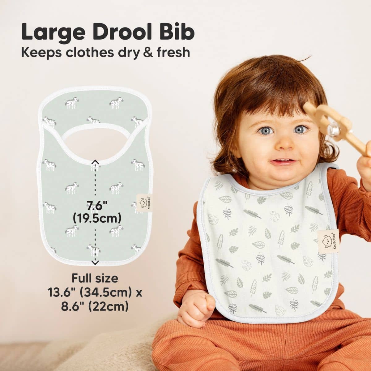 KeaBabies Hallo Drool Baby Bibs Set - Wilderness - Image 9