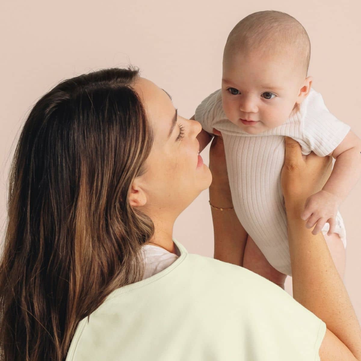 KeaBabies Hallo Organic Burp Cloths - Dew - Image 2
