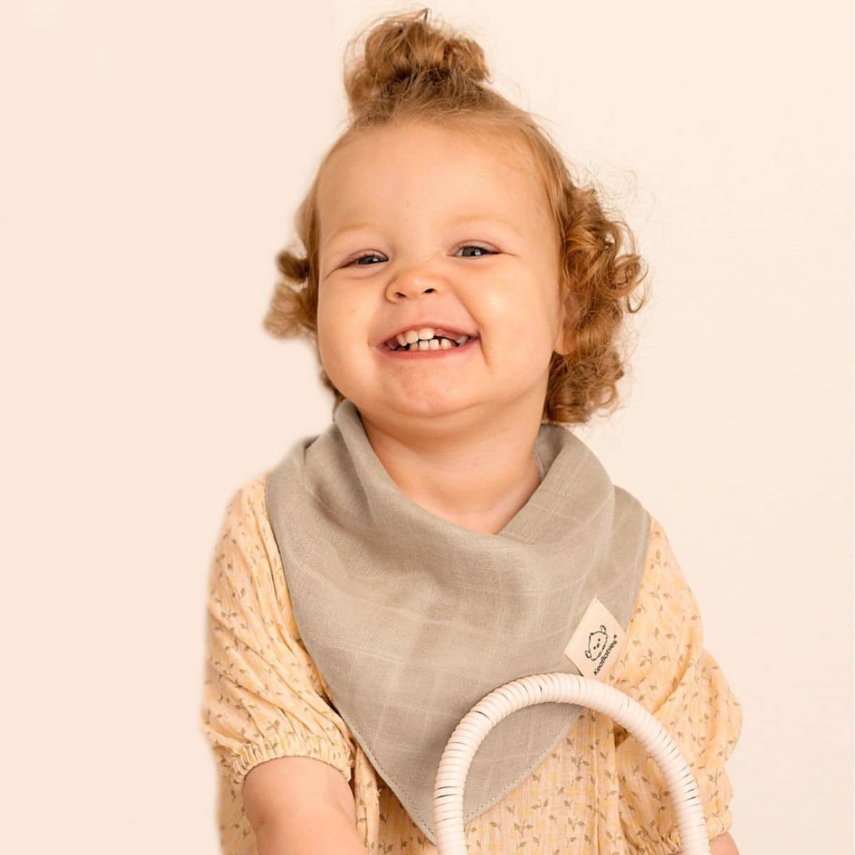 KeaBabies Lumi Muslin Bandana Bibs Set - Mirage - Image 8