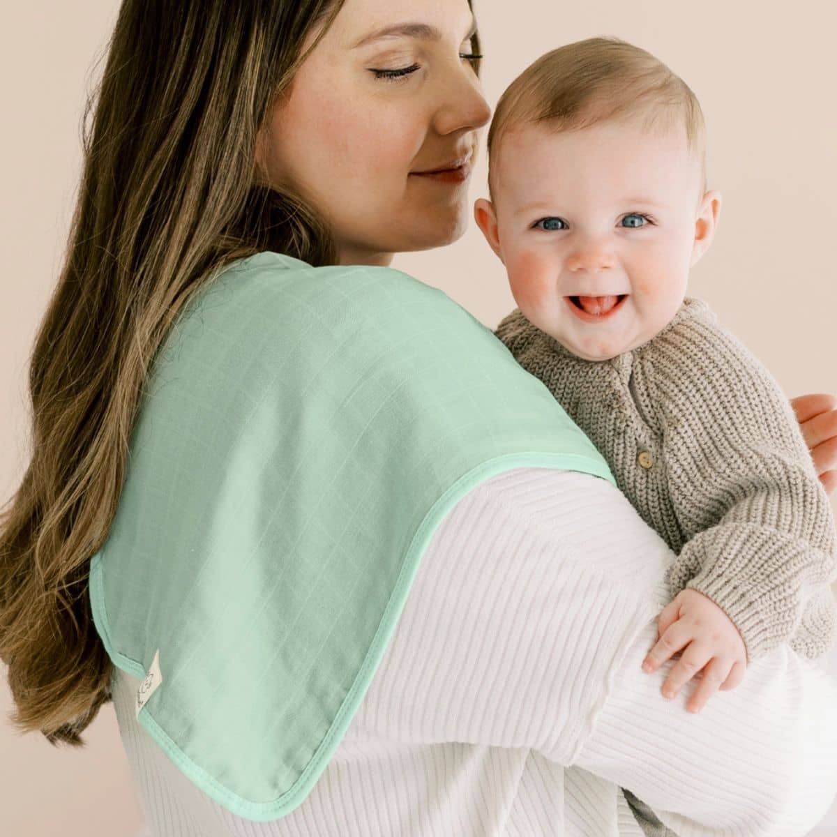 KeaBabies Lumi Muslin Burp Cloths - Mirage - Image 8