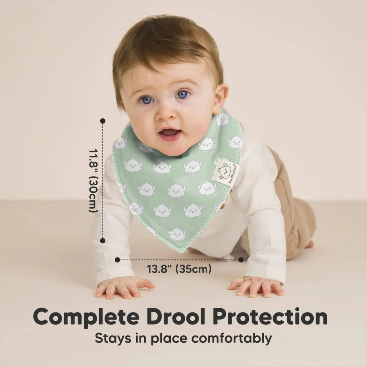 KeaBabies Organic Bandana Bibs Set - Adventurer - Image 7