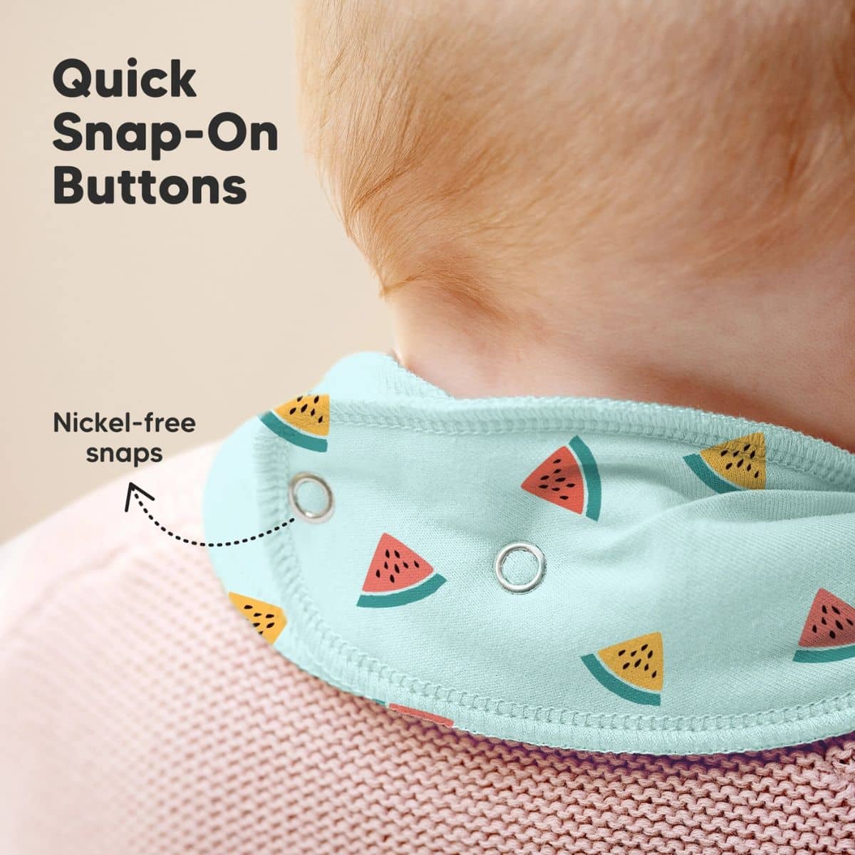 KeaBabies Organic Bandana Bibs Set - Beach Day - Image 6
